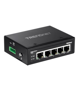 Switch industrial 5 porturi Gigabit DIN-Rail - TRENDnet TI-G50
