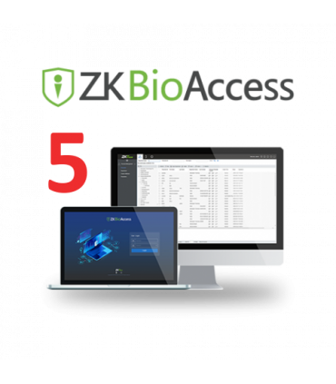 Licenta ZKBioAcces pentru 5 usi si 2000 utilizatori - Zkteco ZKBioAccess-5