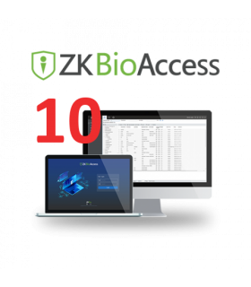 Licenta ZKBioAcces pentru 10 usi si 2000 utilizatori - Zkteco ZKBioAccess-10