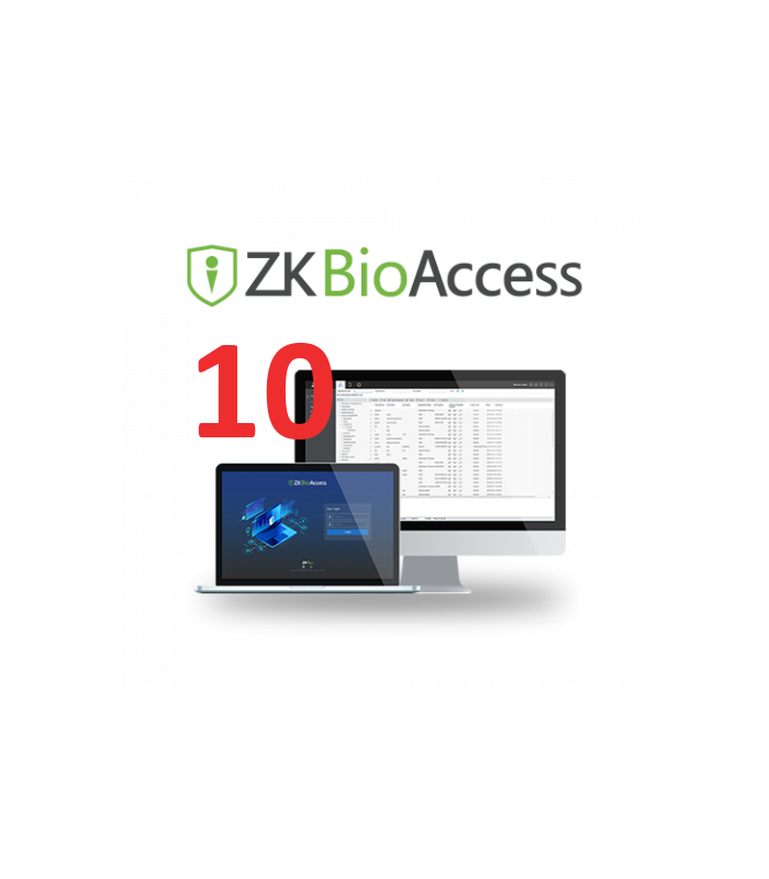 Licenta ZKBioAcces pentru 10 usi si 2000 utilizatori - Zkteco ZKBioAccess-10