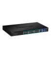 Switch 28 porturi Gigabit Web Smart, 24 x PoE+, 4 x Gigabit/SFP - TRENDnet TPE-2840WS