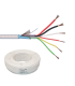 Cablu de alarma 6 fire ecranate + alimentare 2x0.75, cupru integral, 100m 6CUEF+2x0.75