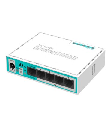 Router hEX Lite, 5 x Fast Ethernet, RouterOS L4 - Mikrotik RB750r2