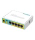 Router hEX PoE Lite, 5 x Fast Ethernet 4 x PoE, RouterOS L4 - Mikrotik RB750UPr2
