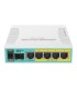 Router hEX PoE, 5 x Gigabit 4 PoE, 1 x SFP, RouterOS L4 - Mikrotik RB960PGS