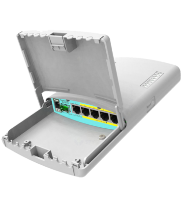 Router PowerBox Pro de exterior, 5 x Gigabit 4 PoE, 1 x SFP, RouterOS L4 - Mikrotik RB960PGS-PB
