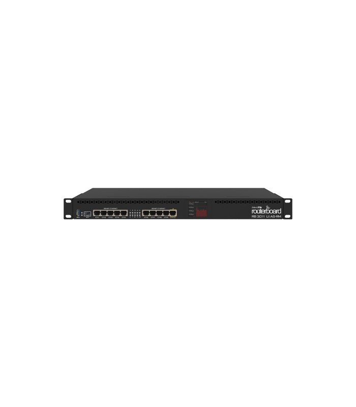 Router 10 x Gigabit, 1 x SFP, 1 x PoE, RouterOS L5, 1U - Mikrotik RB3011UiAS-RM