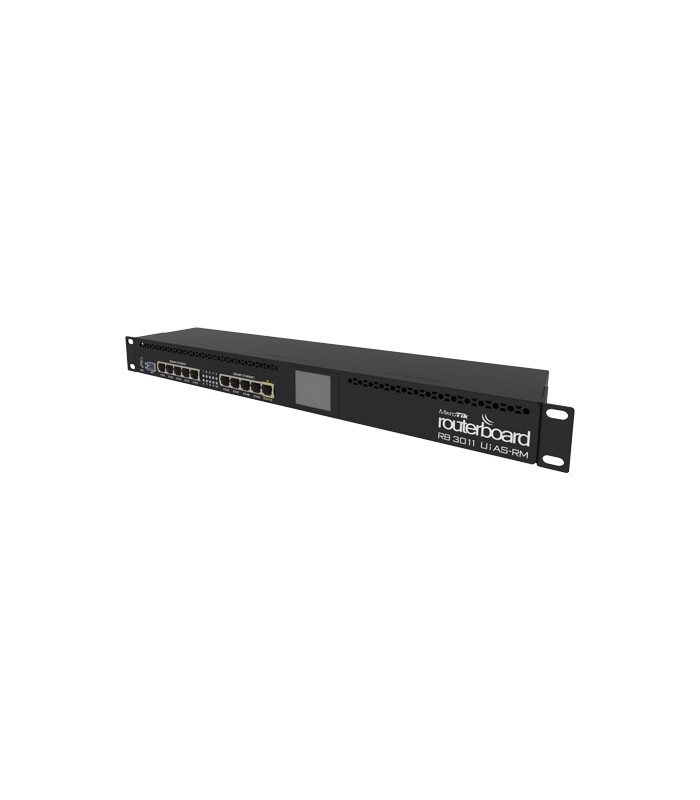 Router 10 x Gigabit, 1 x SFP, 1 x PoE, RouterOS L5, 1U - Mikrotik RB3011UiAS-RM