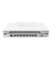 Cloud Core Router, 7 x Gigabit, 1 x combo SFP/Gigabit, 1 x PoE, RouterOS L6 - Mikrotik CCR1009-7G-1C-PC