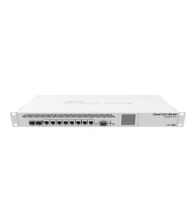 Cloud Core Router, 7 x Gigabit, 1 x combo SFP/Gigabit, 1 x SFP+, RouterOS L6, 1U - Mikrotik CCR1009-7G-1C-1S+
