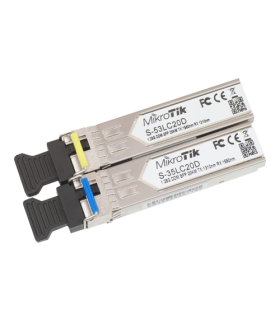 Pereche de module SFP, S-35LC20D + S-53LC20D - Mikrotik S-3553LC20D