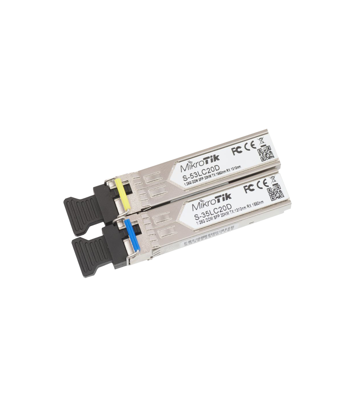 Pereche de module SFP, S-35LC20D + S-53LC20D - Mikrotik S-3553LC20D