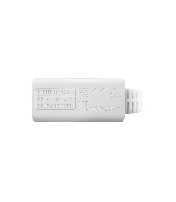Injector PoE pasiv 18-57V, Gigabit - Mikrotik RBGPOE