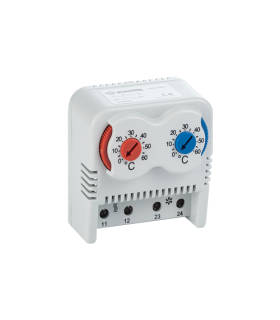 Termostat dual racire-incalzire, 0÷60 °C, 10A, 250VAC PTHVT