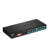 Switch 8 porturi Gigabit Long Range 200m PoE+ - TRENDnet TPE-LG80