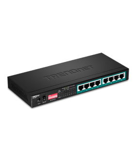 Switch 8 porturi Gigabit Long Range 200m PoE+ - TRENDnet TPE-LG80