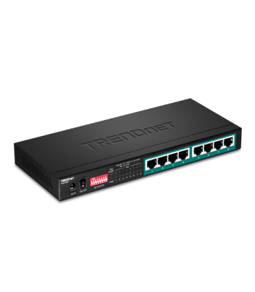 Switch 8 porturi Gigabit Long Range 200m PoE+ - TRENDnet TPE-LG80