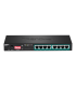 Switch 8 porturi Gigabit Long Range 200m PoE+ - TRENDnet TPE-LG80