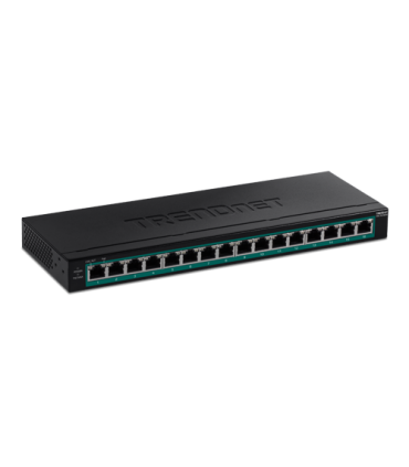 Switch 16 porturi Gigabit PoE/PoE+ 123W - TRENDnet TPE-TG160H