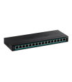 Switch 16 porturi Gigabit PoE/PoE+ 123W - TRENDnet TPE-TG160H