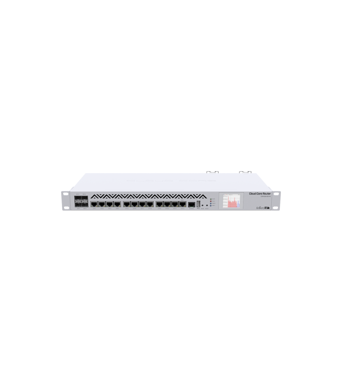 Cloud Core Router, 4 x SFP, 12 x Gigabit, 8MB RAM, RouterOS L6, 1U - MikroTik CCR1036-12G-4S-EM