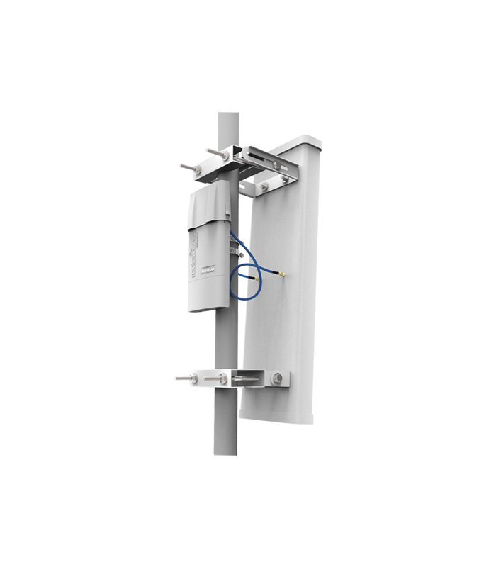 NetBox 5, 1 x Gigabit, 802.11ac 2x2 5Ghz, PoE, outdoor, rail mount - MikroTik RB911G-5HPacD-NB