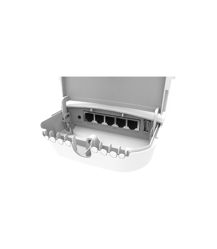 OmniTIK 5 ac, 2 antene 7.5dBi 5GHz, 802.11an/ac, 5 x Gigabit LAN, PoE - MikroTik RBOmniTikG-5HacD