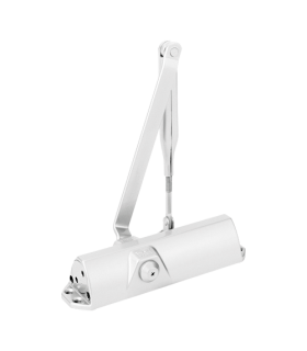 Amortizor hidraulic alb cu brat articulat - DORMA TS68-W