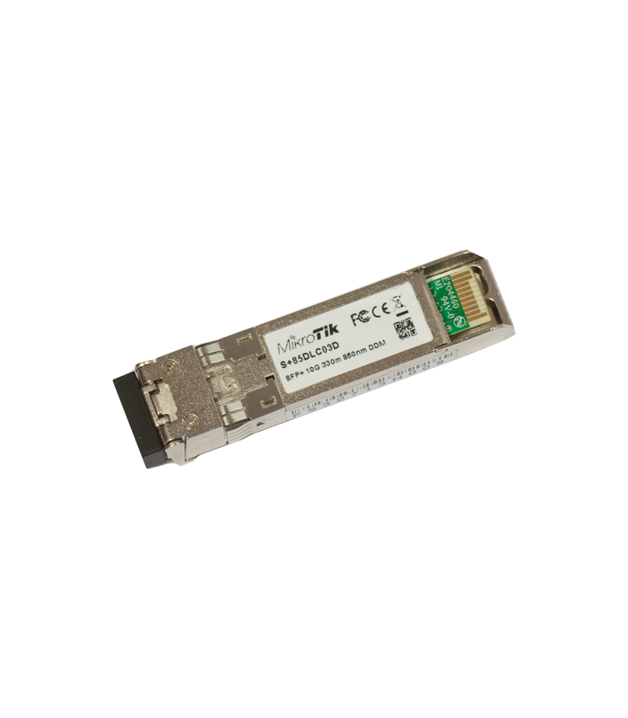 Modul SFP+ 10G MM 300m 850nm Dual LC-connector - Mikrotik S+85DLC03D