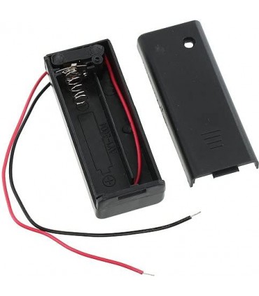 Suport baterie pentru 1 x AA, cu capac