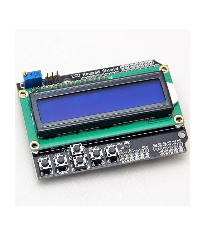 Modul LCD 1602 albastru cu butoane