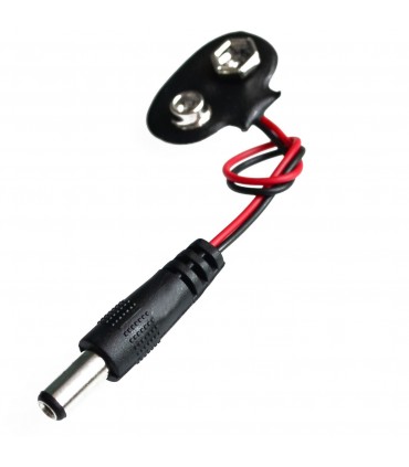 Mufa baterie 9V + conector
