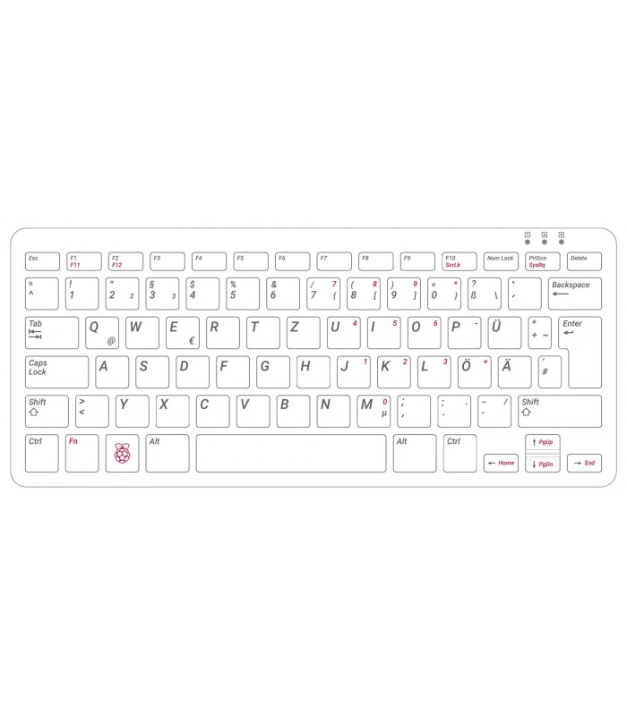 LICHIDARE - Tastatură oficială cu fir pentru Raspberry Pi