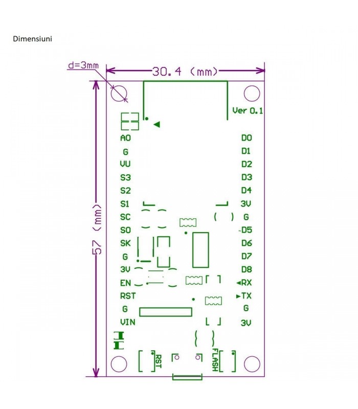 Modul NodeMCU Lua wifi V3 CH340