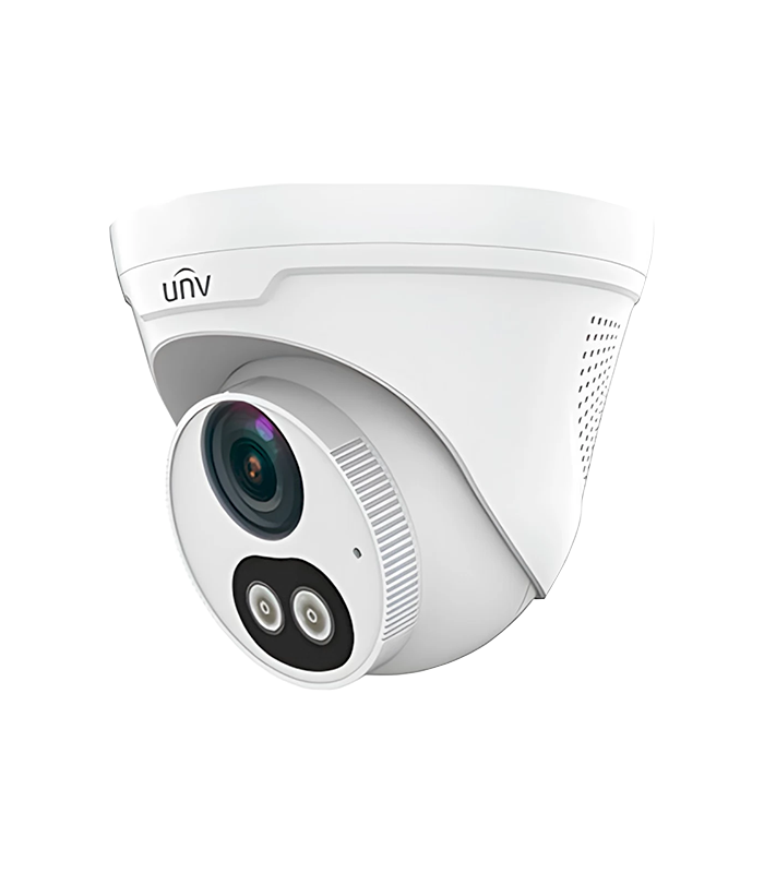 Camera IP 2MP, Lumina alba si Smart IR 30M, lentila 2.8mm, Microfon si Speaker integrat - UNV IPC3612LE-ADF28KC-WL