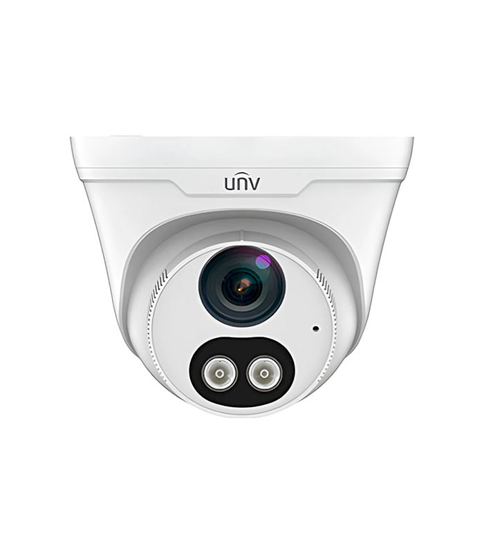 Camera IP 2MP, Lumina alba si Smart IR 30M, lentila 2.8mm, Microfon si Speaker integrat - UNV IPC3612LE-ADF28KC-WL
