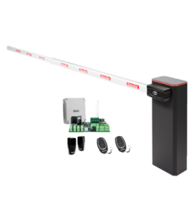 KIT complet bariera acces AUTO / 4 m, montaj universal ST/DR - MOTORLINE TURBO-4-KIT