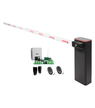 KIT complet bariera acces AUTO / 6 m, montaj universal ST/DR - MOTORLINE TURBO-6-KIT