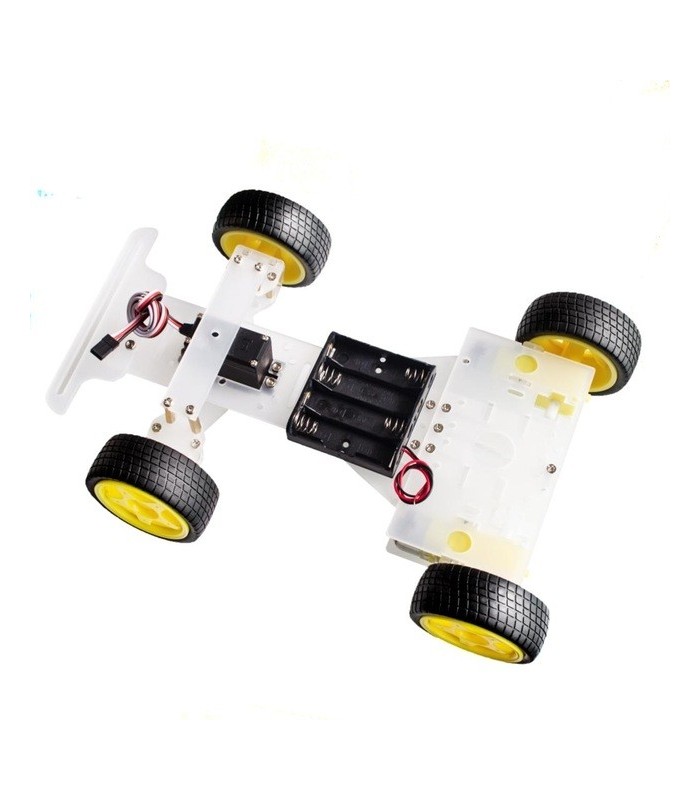 Șasiu mașină 4WD cu sistem virare