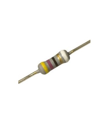 LICHIDARE - VISHAY - NFR25H0004708JR500 - Through Hole Resistor, 4.7 ohm, NFR25H Series, 500 mW, ± 5%, Axial Leaded, 350 V