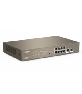 Switch 8 porturi PoE Gigabit, 1 port consola, 1 port SFP Gigabit, management - TENDA TND-TEG5310P-8-150W