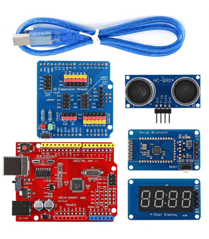 Kit mașina inteligentă bluetooth serial WW