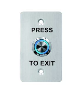 Buton de iesire, montaj ingropat, inox, LED, NO-NC-COM, 86 x 50 mm CSB-508L
