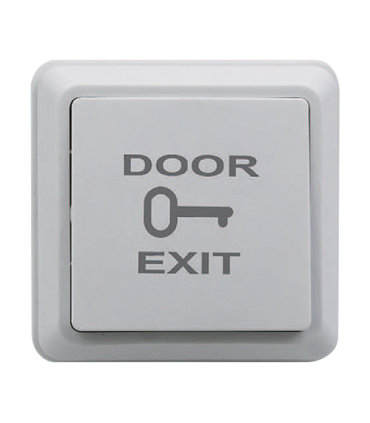 Buton de iesire din plastic, montaj aparent (PICTOGRAMA + TEXT) CSB-69G-LED