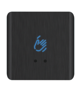 Buton de iesire Touchless ajustabil, aluminiu, negru, montaj aparent, IP66 CSB-20C30S-AL2