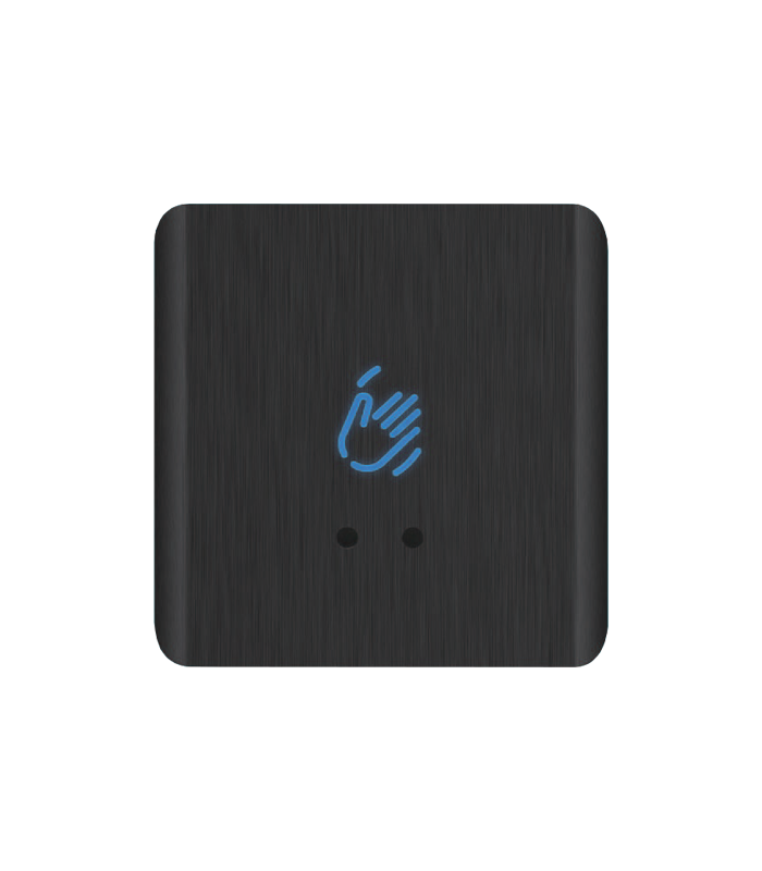 Buton de iesire Touchless ajustabil, aluminiu, negru, montaj aparent, IP66 CSB-20C30S-AL2