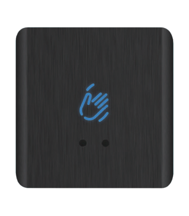 Buton de iesire Touchless ajustabil, aluminiu, negru, montaj aparent, IP66 CSB-20C30S-AL2