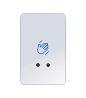 Buton de iesire Touchless ajustabil, plastic argintiu, montaj aparent, IP66 CSB-20C30S-P1