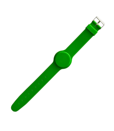 Bratara de proximitate MIFARE (13.56MHz), silicon verde CSW-MF13-G