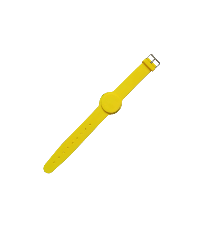 Bratara de proximitate MIFARE (13.56MHz), silicon galben CSW-MF13-Y